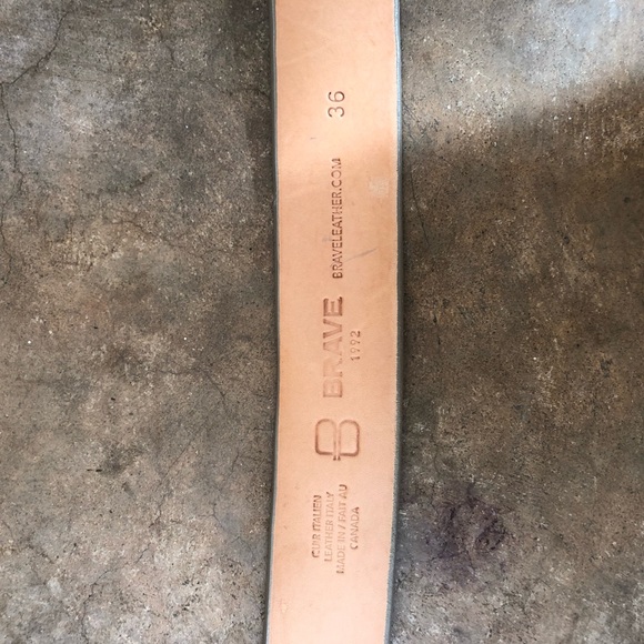 Cowhide belt by BRAVE - Picture 6 of 10